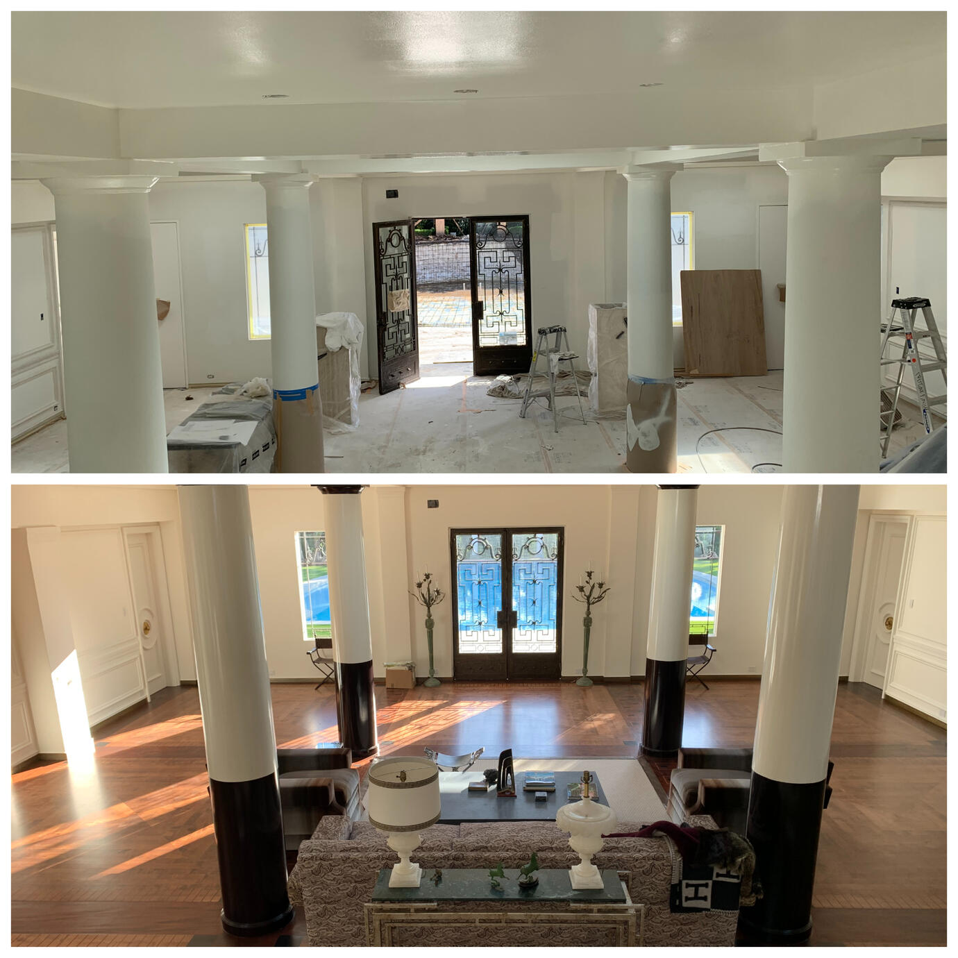 Large scale repaints